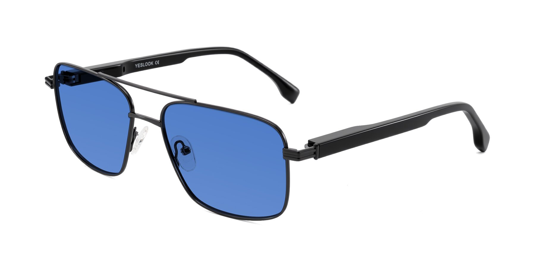 Angle of Banten in Gunmetal with Blue Tinted Lenses