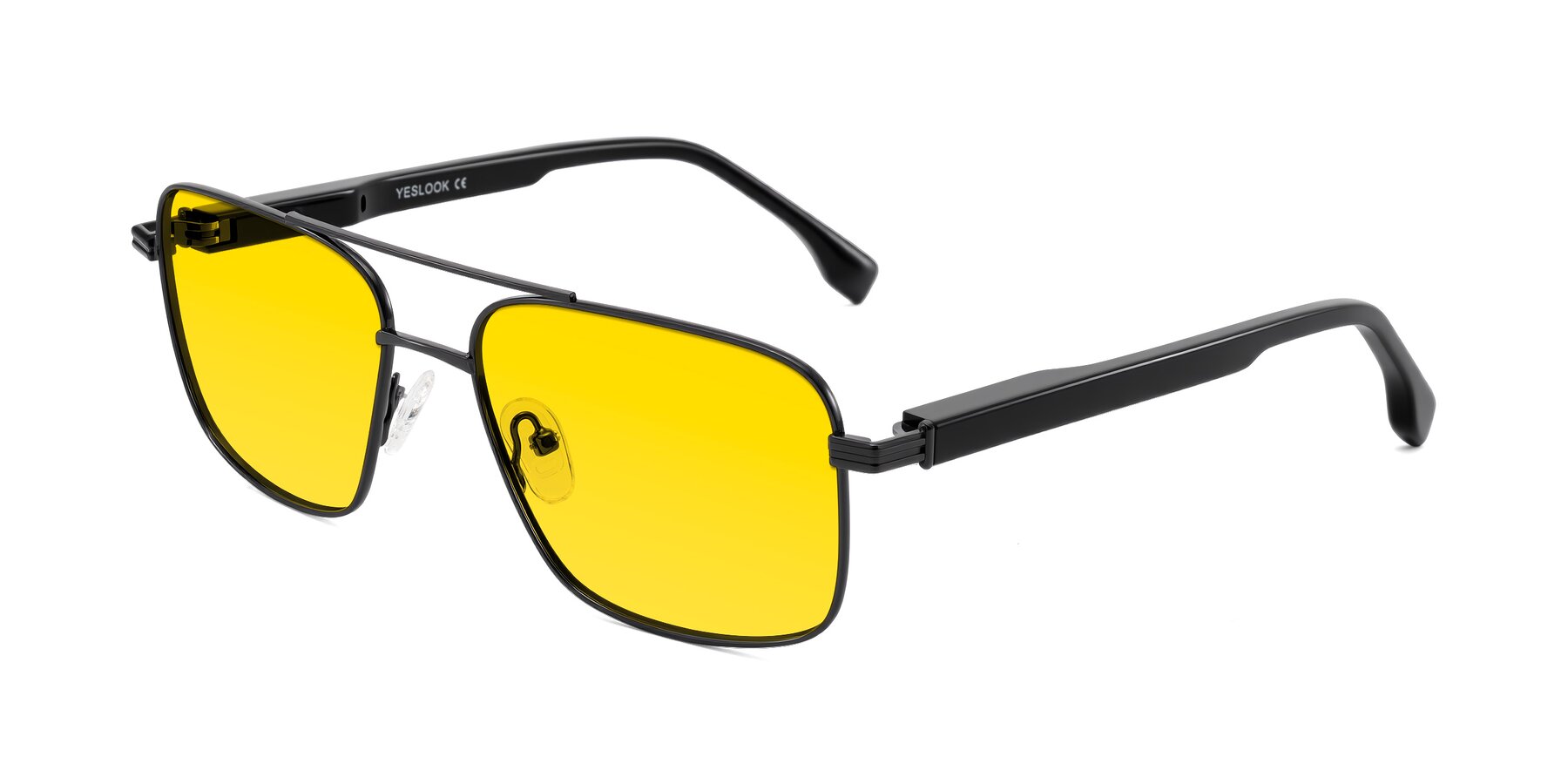 Angle of Banten in Gunmetal with Yellow Tinted Lenses