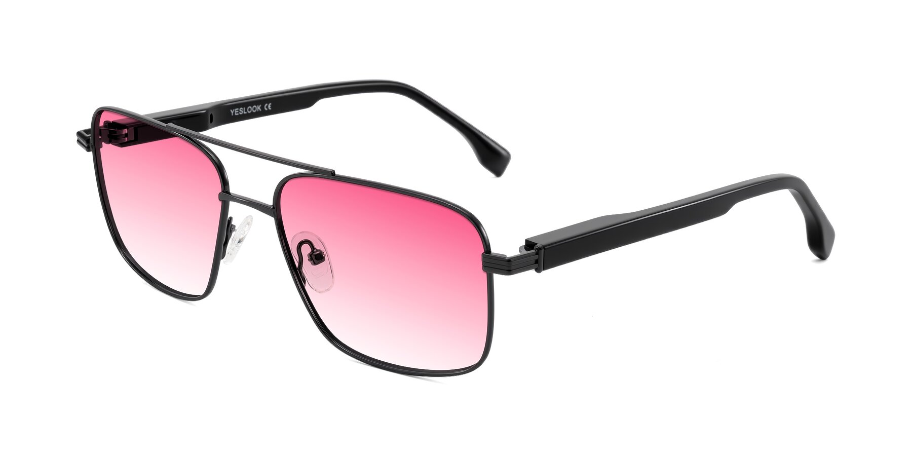 Angle of Banten in Gunmetal with Pink Gradient Lenses