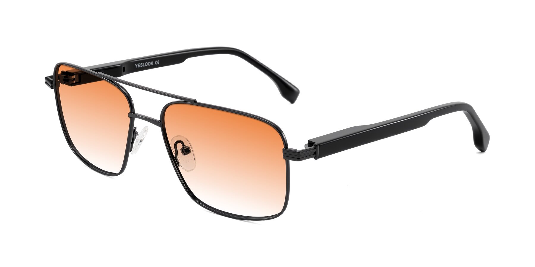 Angle of Banten in Gunmetal with Orange Gradient Lenses
