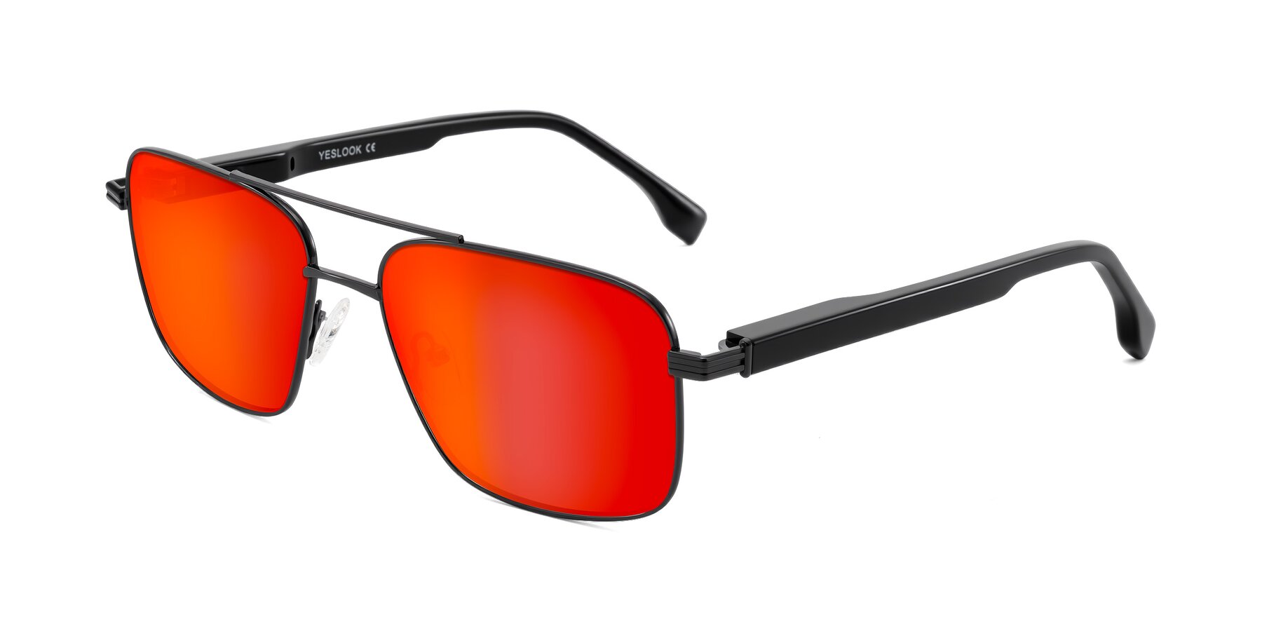 Angle of Banten in Gunmetal with Red Gold Mirrored Lenses