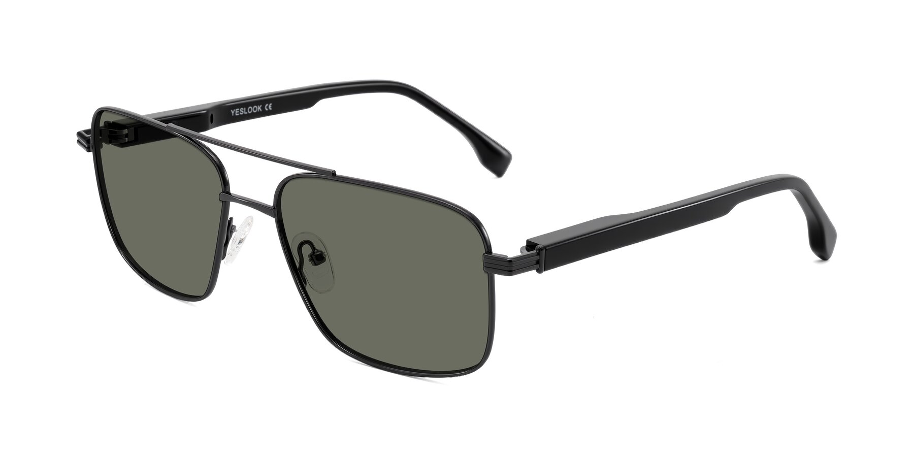 Angle of Banten in Gunmetal with Gray Polarized Lenses
