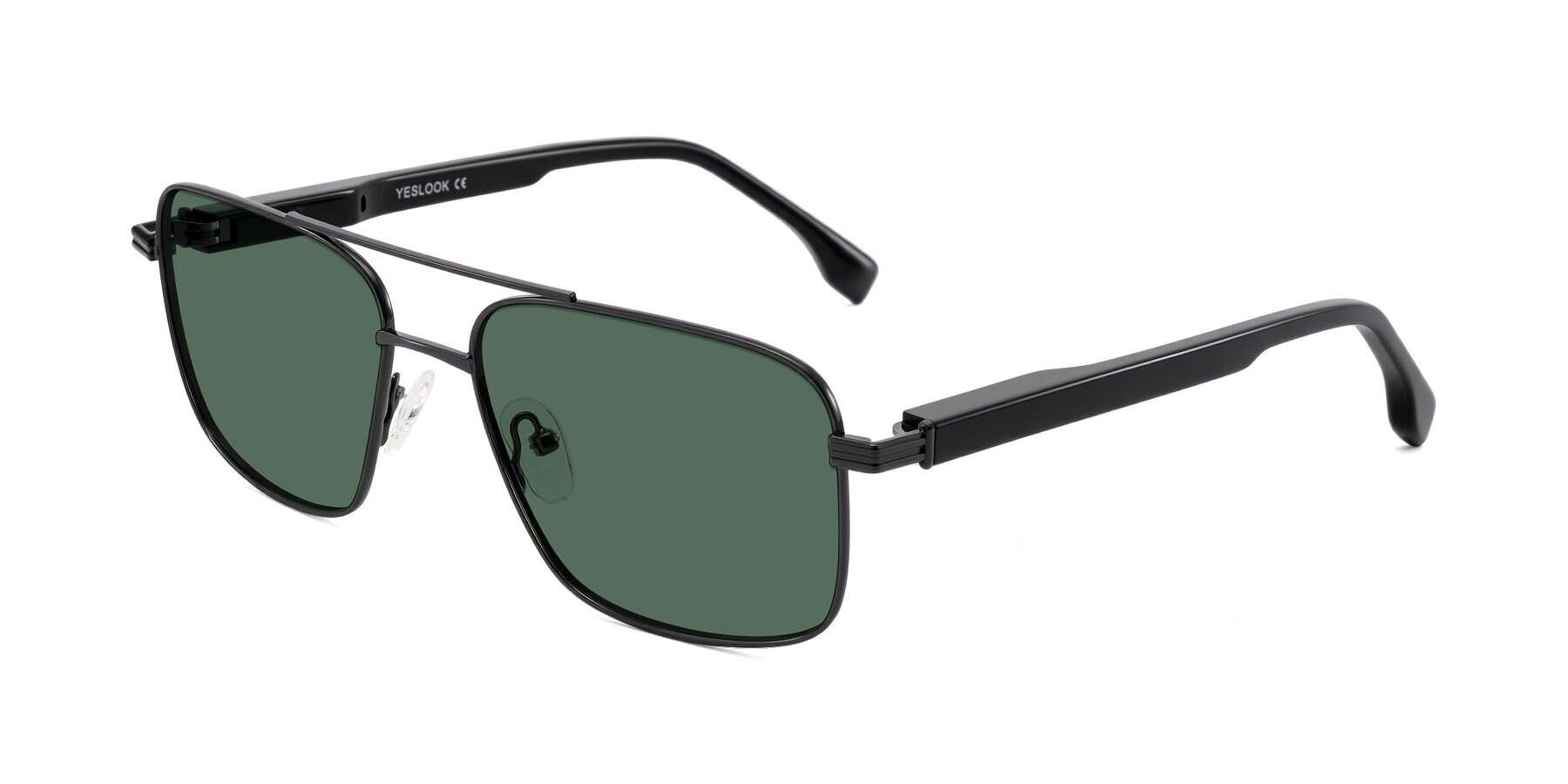 Angle of Banten in Gunmetal with Green Polarized Lenses