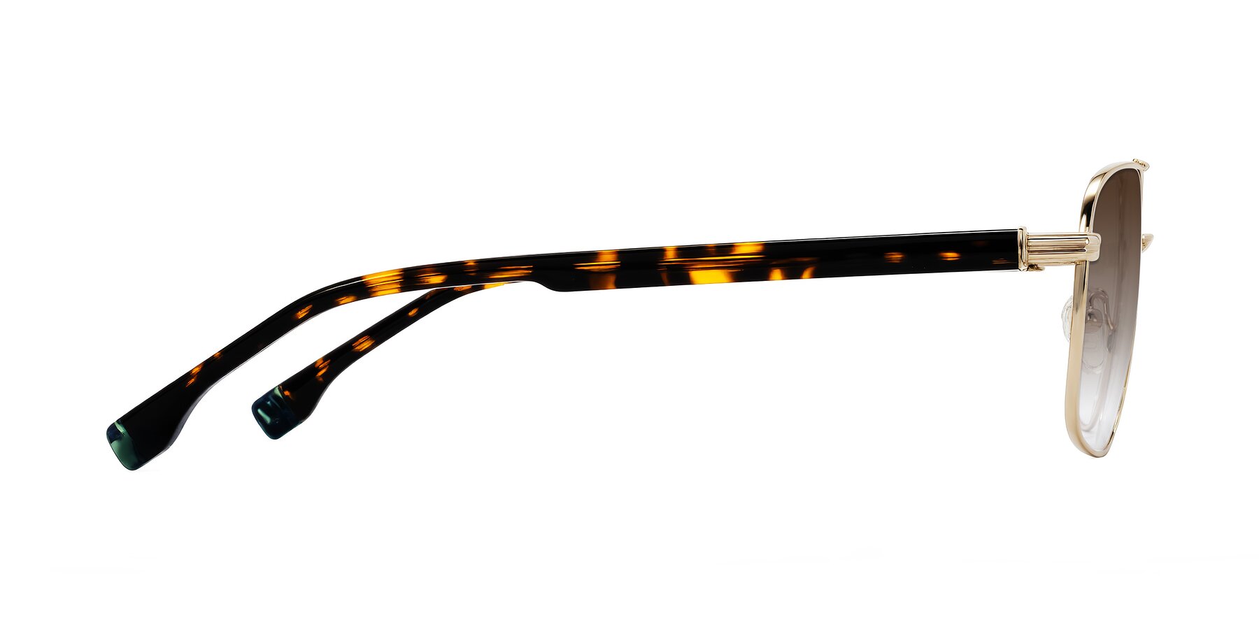 Side of Banten in Gold with Brown Gradient Lenses