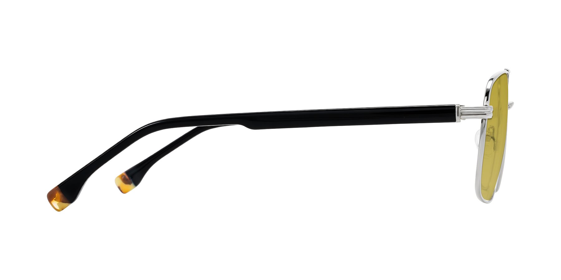 Side of Banten in Silver with Champagne Tinted Lenses