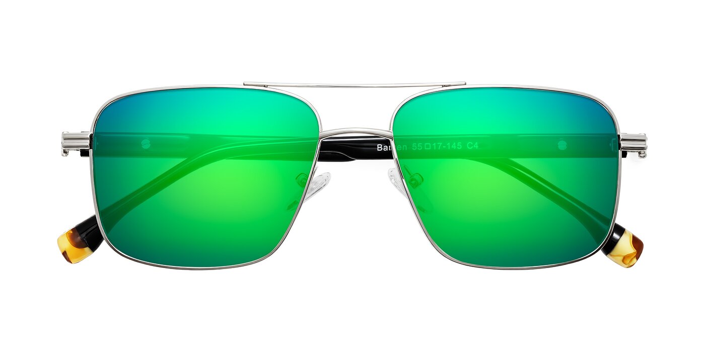 Banten - Silver Flash Mirrored Sunglasses