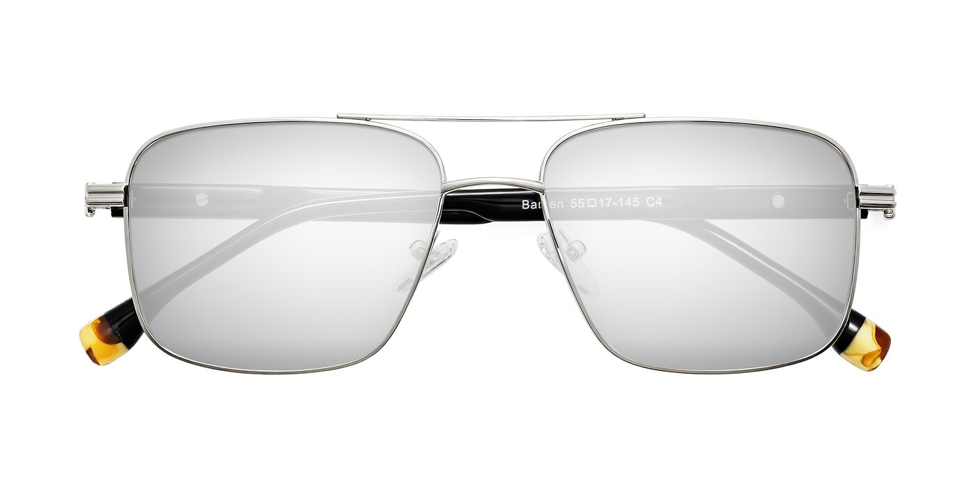 Banten - Silver Flash Mirrored Sunglasses
