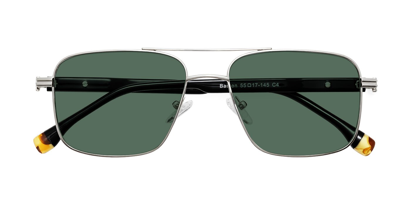 Banten - Silver Polarized Sunglasses
