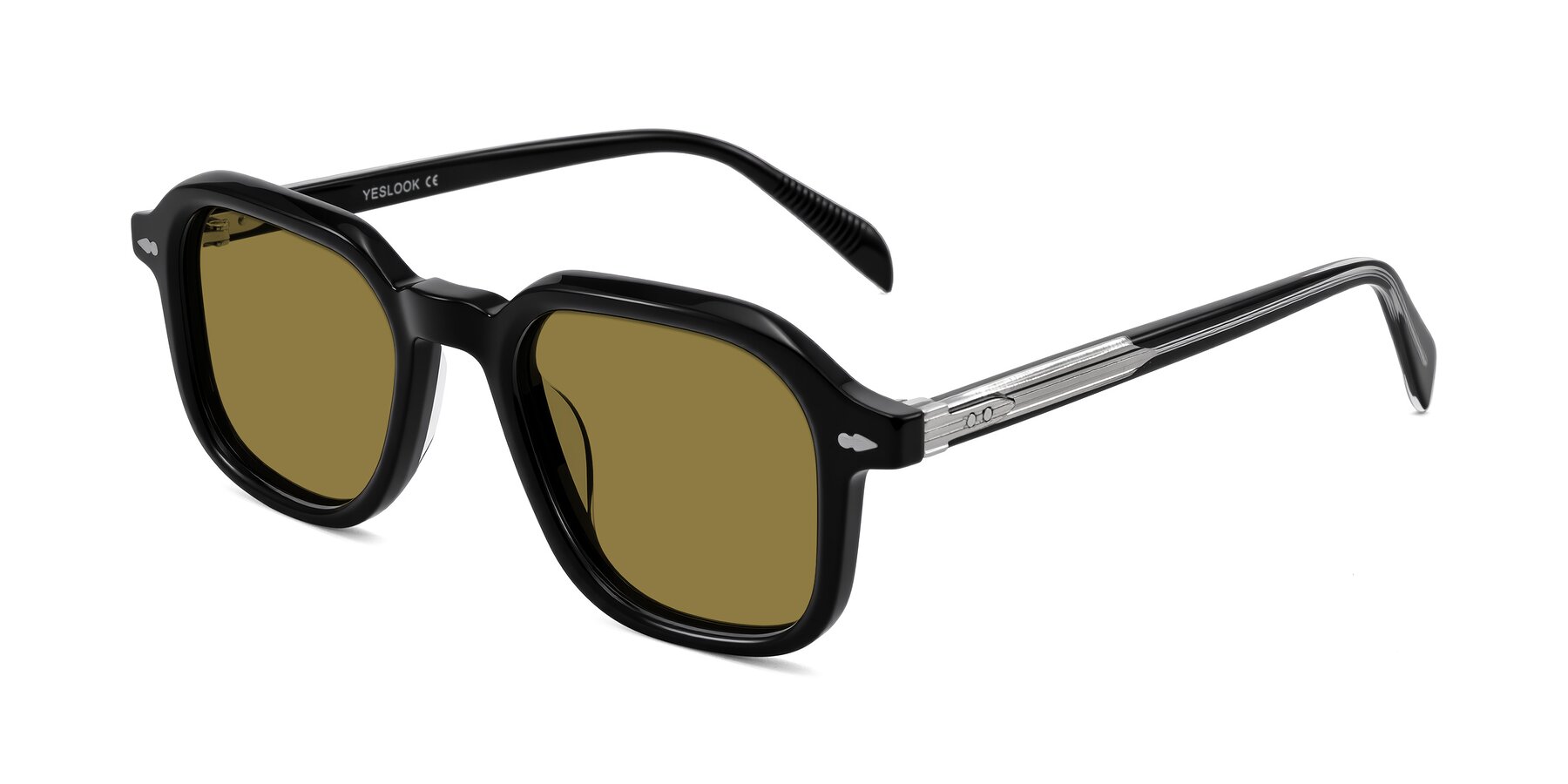 Angle of Salyba in Black with Brown Polarized Lenses