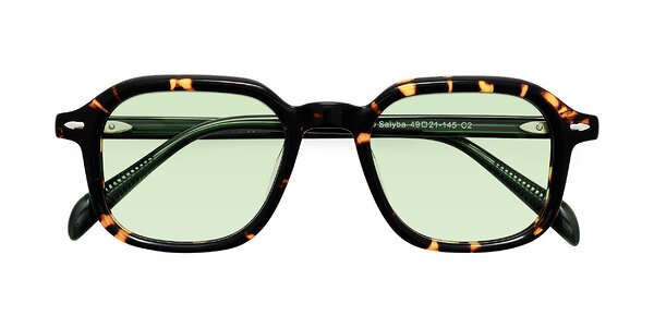 Front of Salyba in Tortoise/Green