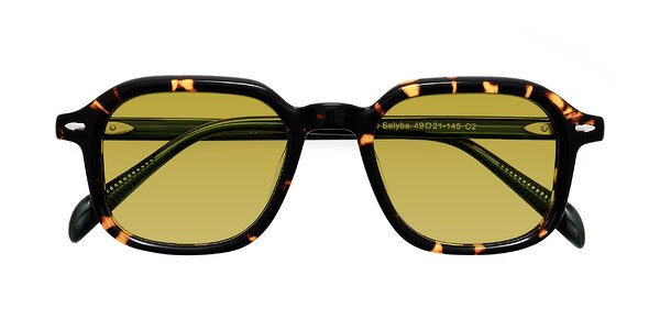 Front of Salyba in Tortoise/Green
