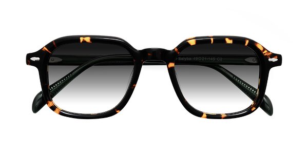 Front of Salyba in Tortoise/Green