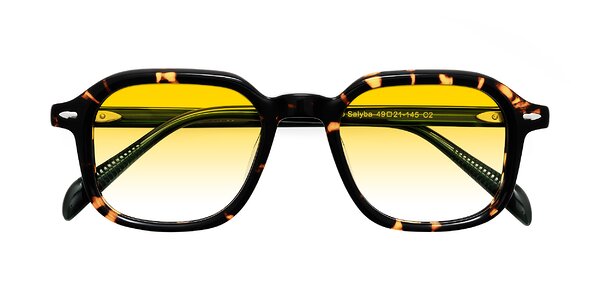 Front of Salyba in Tortoise/Green