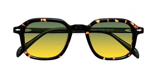 Front of Salyba in Tortoise/Green