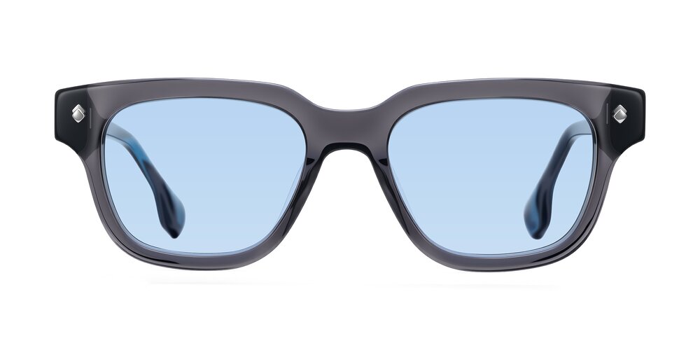 Jensen - Gray/Blue Striped Tinted Sunglasses