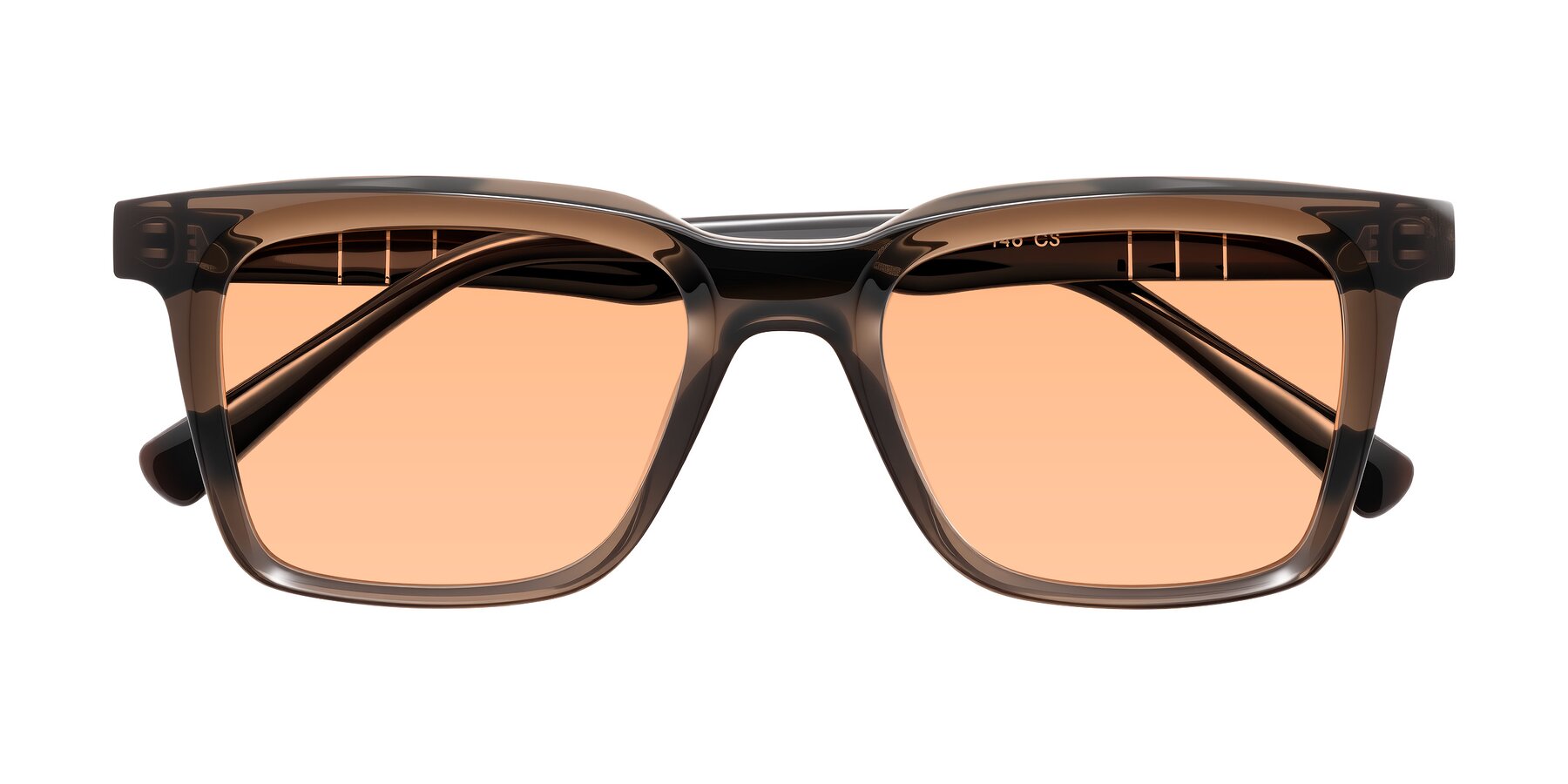 Folded Front of Itasca in Brown with Light Orange Tinted Lenses
