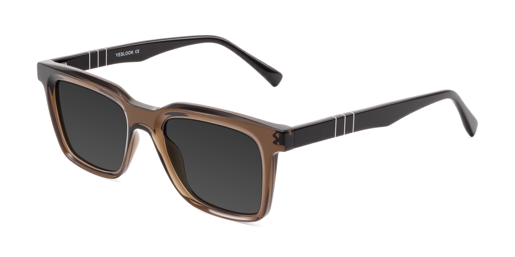 Angle of Itasca in Brown with Gray Tinted Lenses