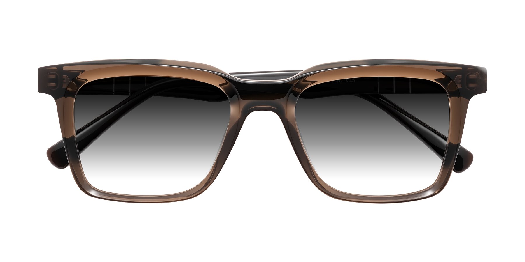 Folded Front of Itasca in Brown with Gray Gradient Lenses