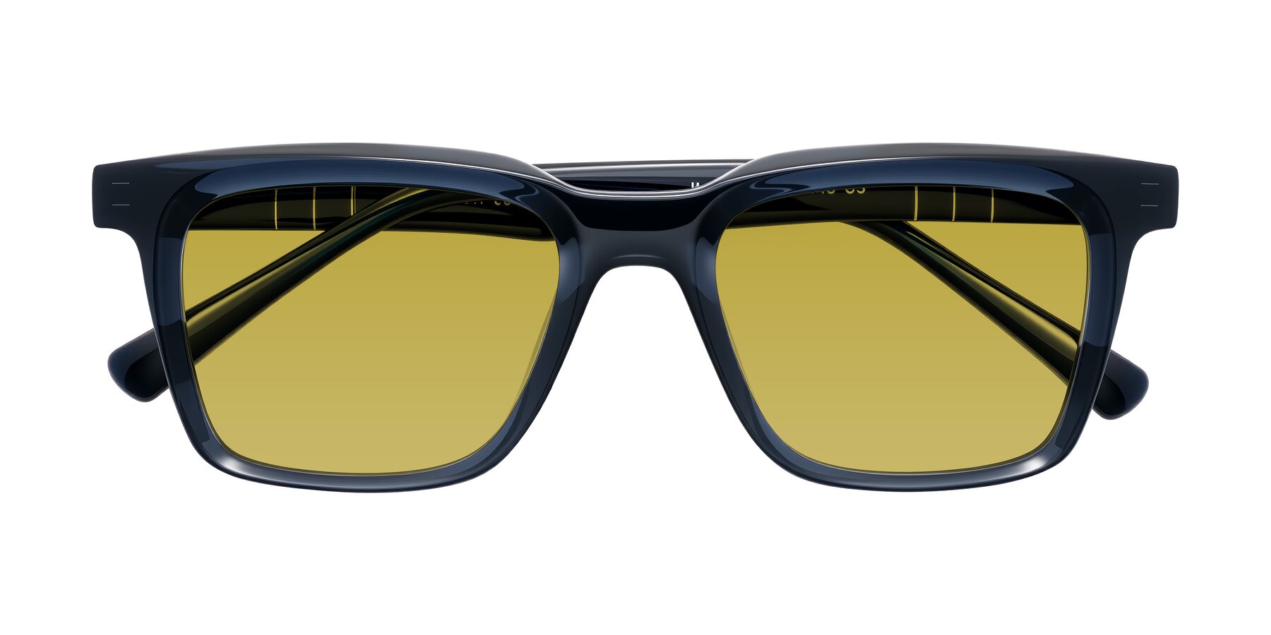 Folded Front of Itasca in Dark Navy with Champagne Tinted Lenses