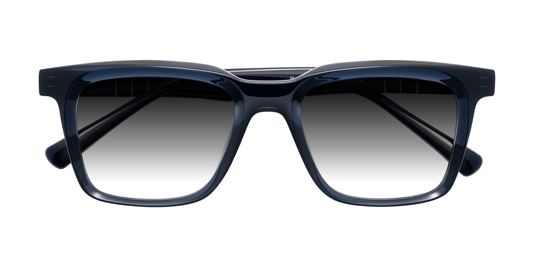 Folded Front of Itasca in Dark Navy with Gray Gradient Lenses