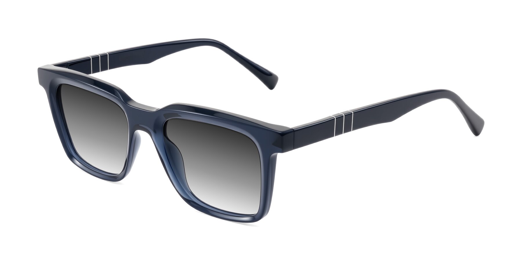Angle of Itasca in Dark Navy with Gray Gradient Lenses