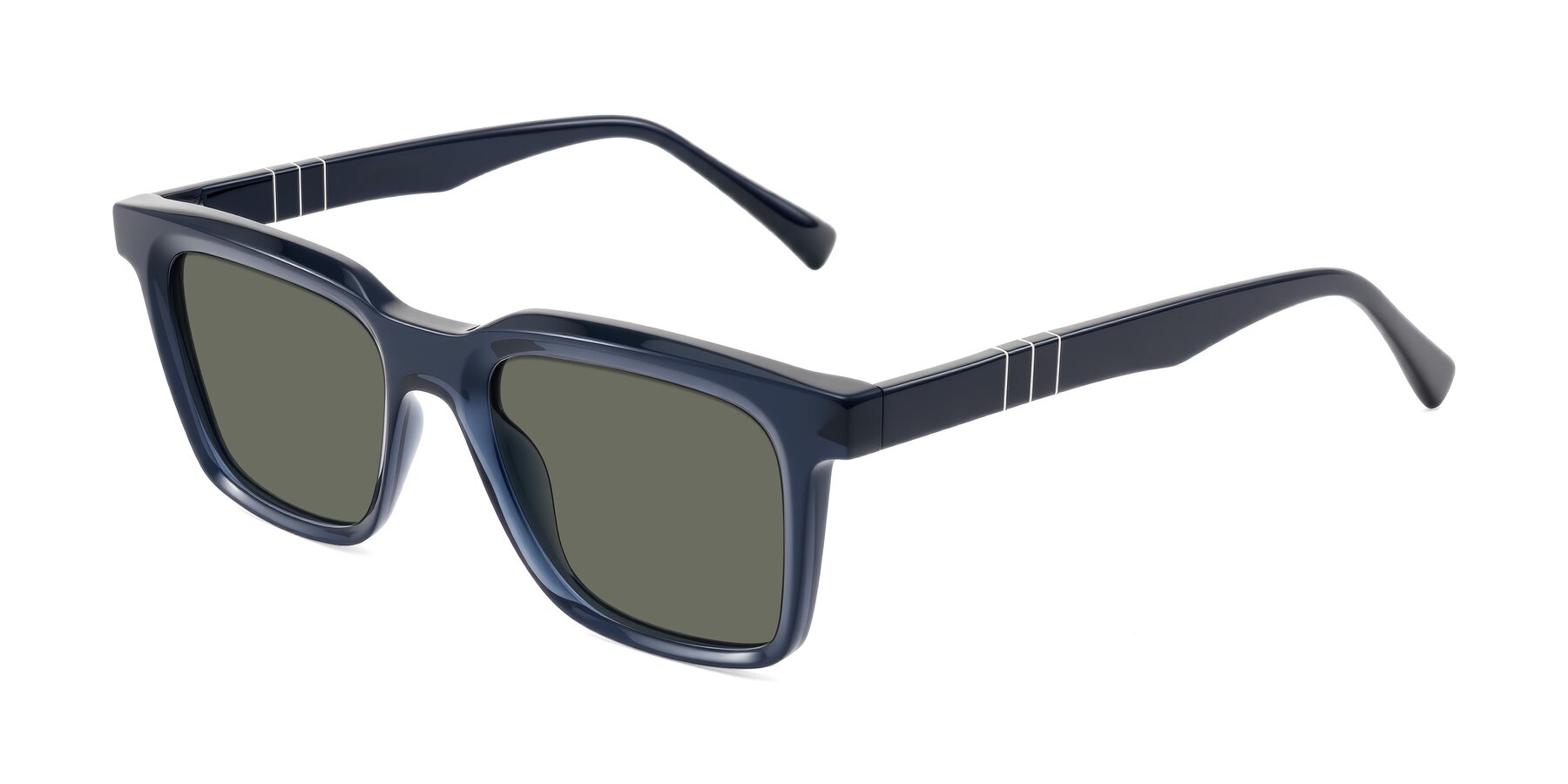 Angle of Itasca in Dark Navy with Gray Polarized Lenses