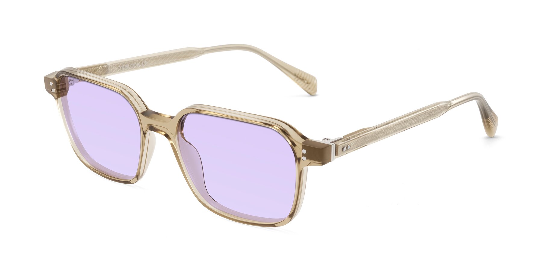 Angle of Schwedts in Champagne with Light Purple Tinted Lenses