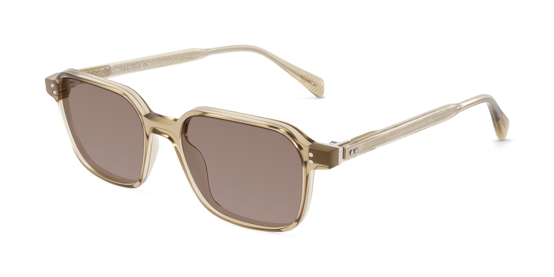 Angle of Schwedts in Champagne with Medium Brown Tinted Lenses