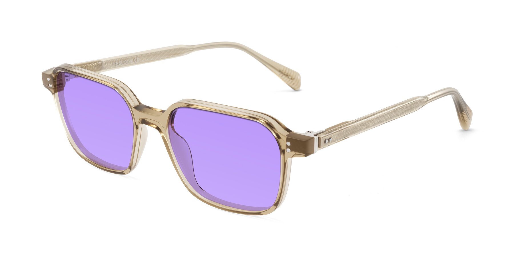 Angle of Schwedts in Champagne with Medium Purple Tinted Lenses