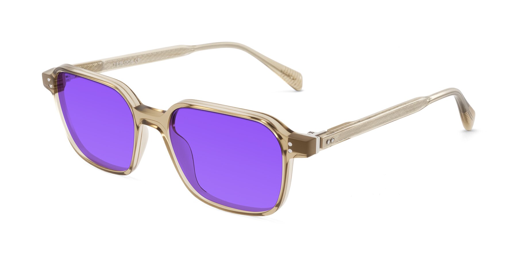 Angle of Schwedts in Champagne with Purple Tinted Lenses