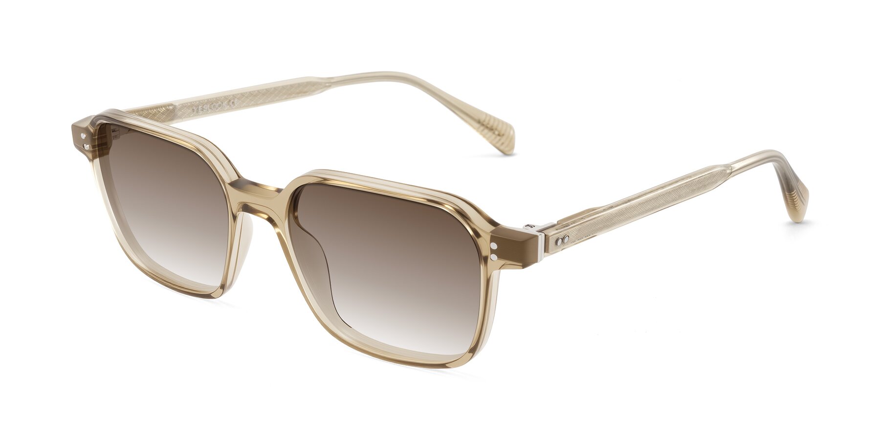 Angle of Schwedts in Champagne with Brown Gradient Lenses