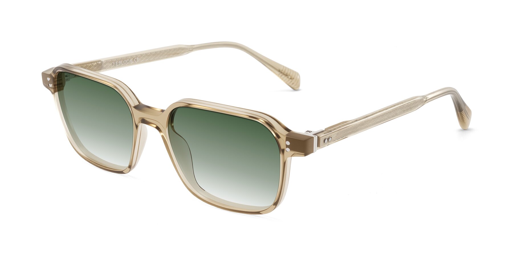 Angle of Schwedts in Champagne with Green Gradient Lenses