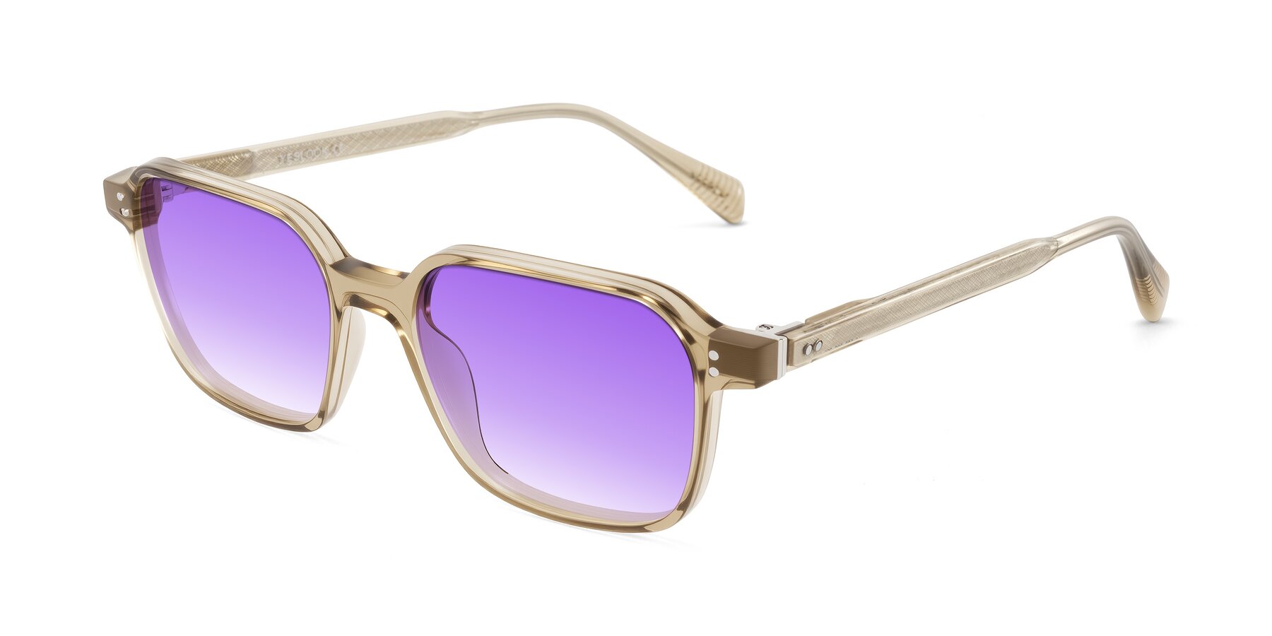 Angle of Schwedts in Champagne with Purple Gradient Lenses