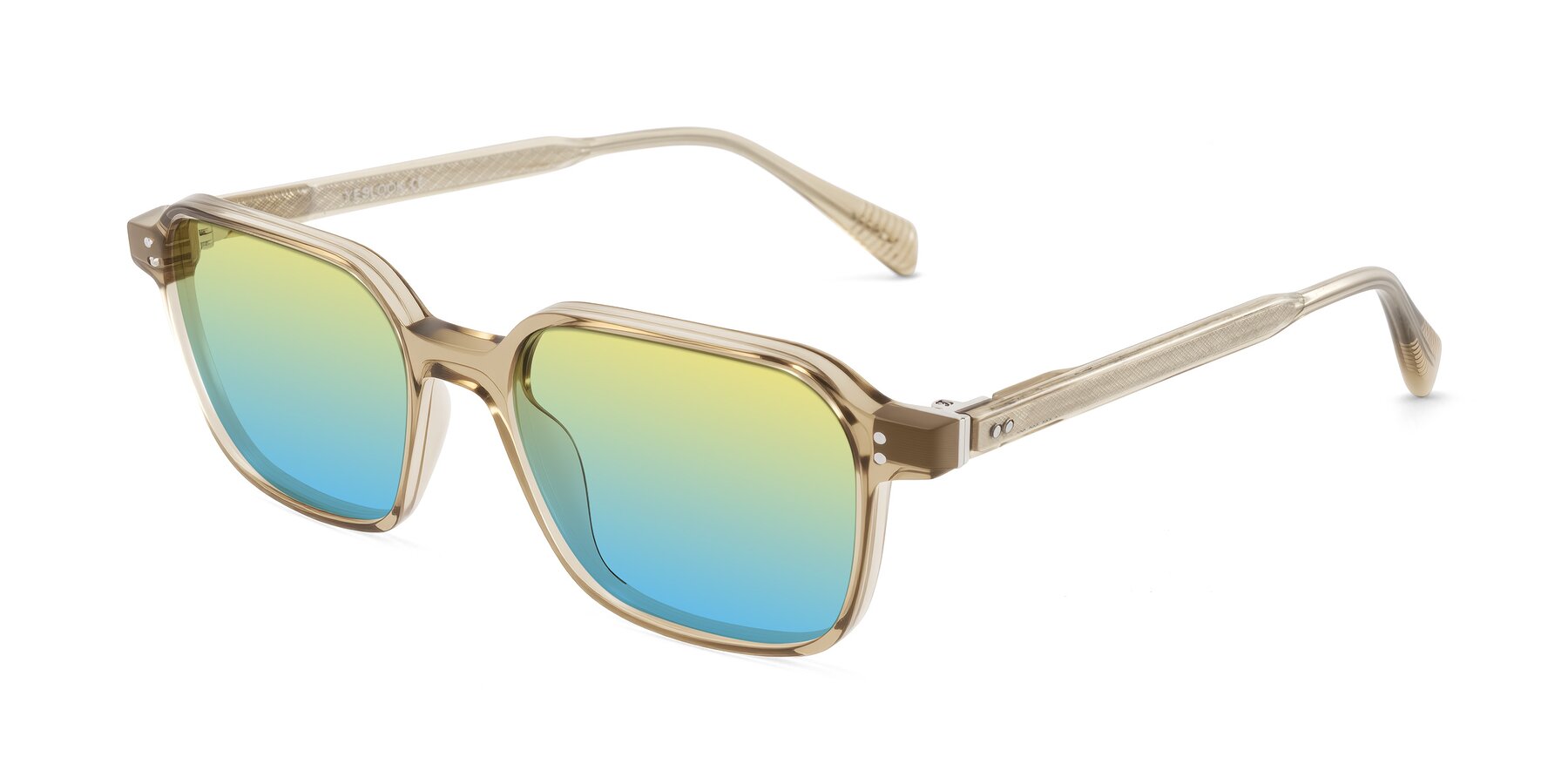 Angle of Schwedts in Champagne with Yellow / Blue Gradient Lenses