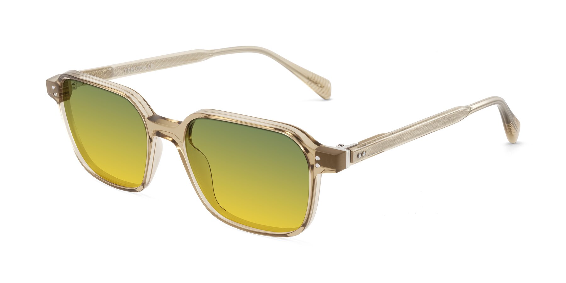 Angle of Schwedts in Champagne with Green / Yellow Gradient Lenses