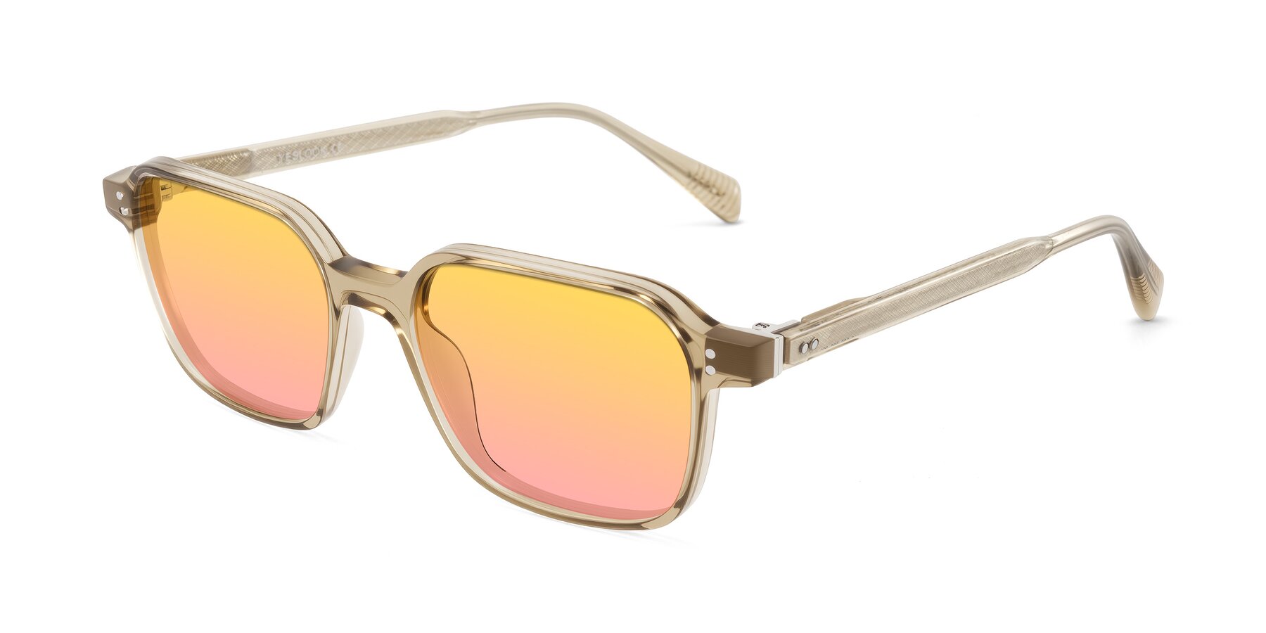 Angle of Schwedts in Champagne with Yellow / Pink Gradient Lenses