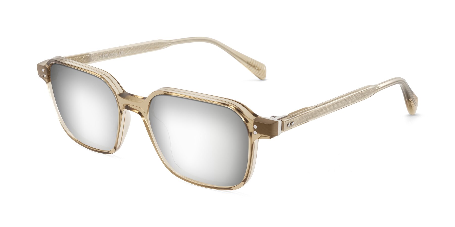 Angle of Schwedts in Champagne with Silver Mirrored Lenses