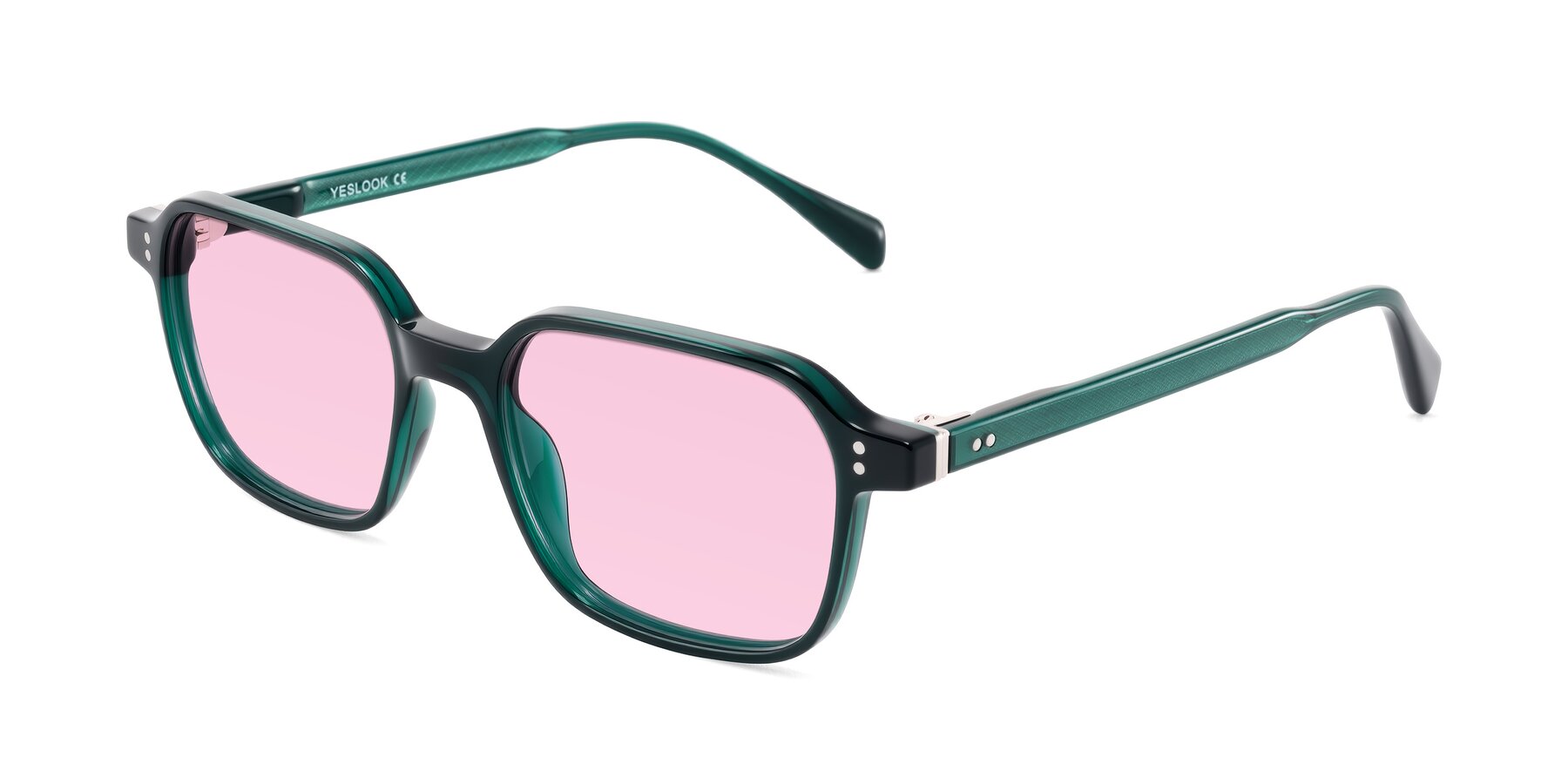 Angle of Schwedts in Emerald with Light Pink Tinted Lenses
