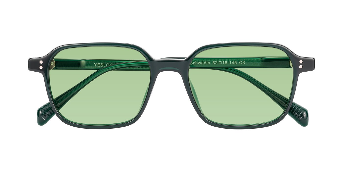 Schwedts - Emerald Tinted Sunglasses