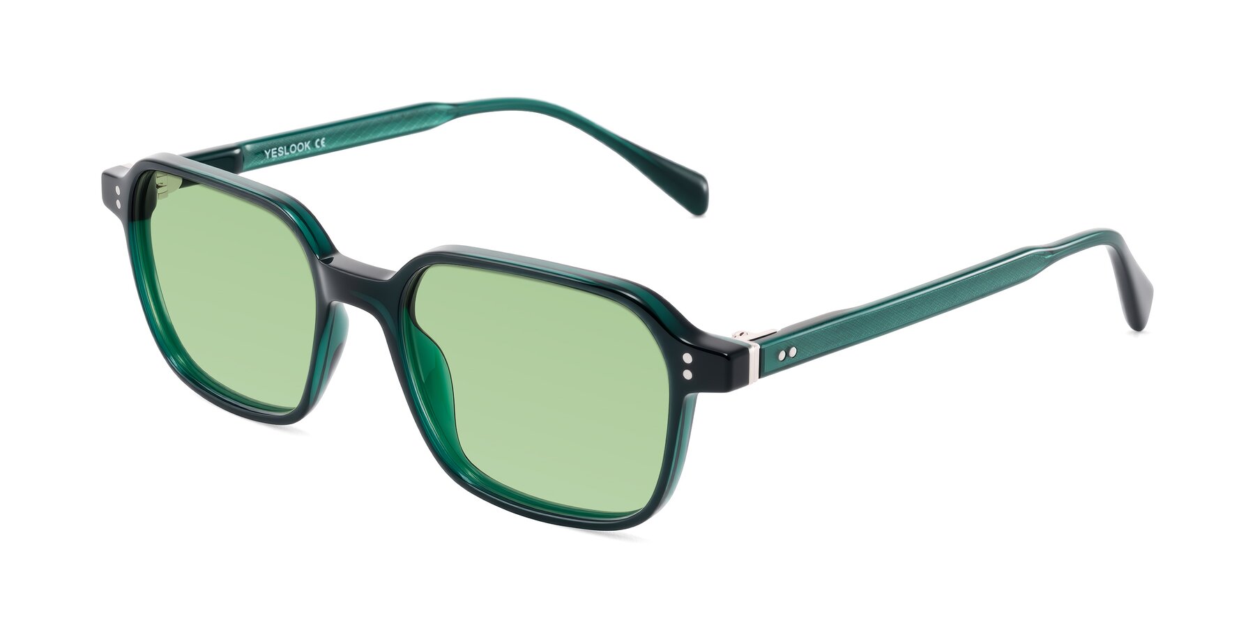 Angle of Schwedts in Emerald with Medium Green Tinted Lenses