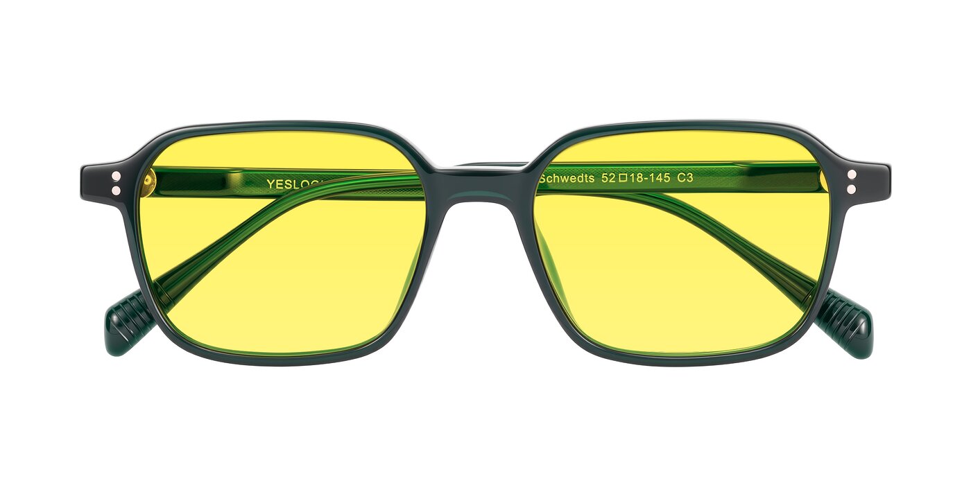 Schwedts - Emerald Tinted Sunglasses