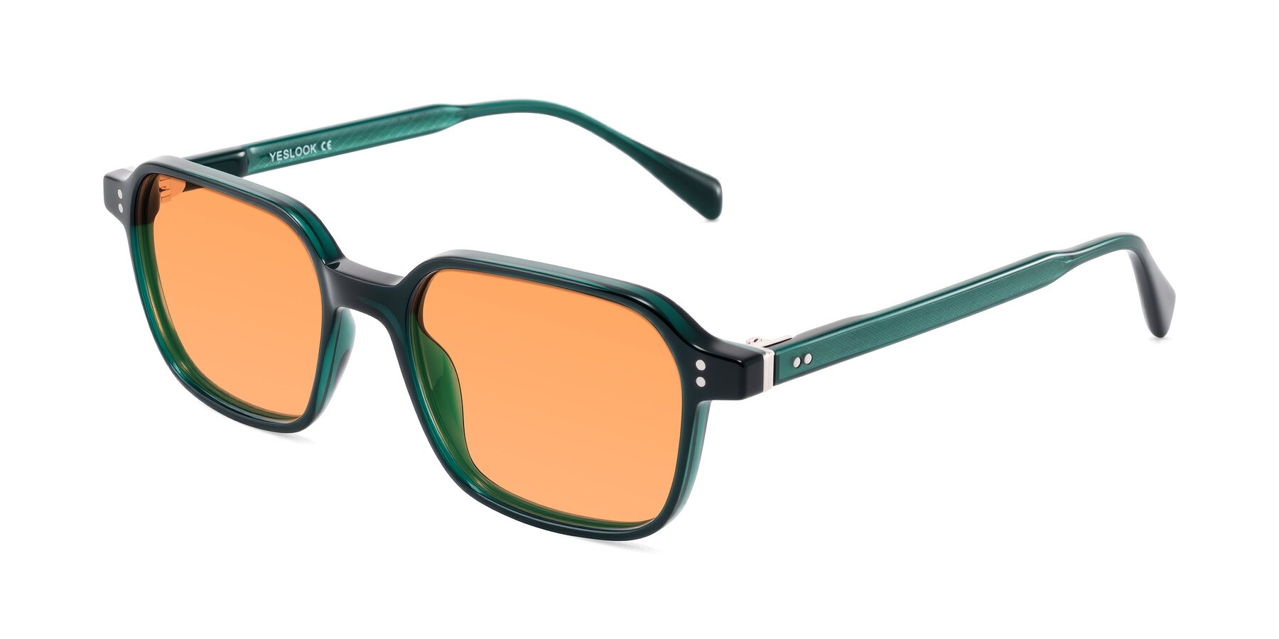 Angle of Schwedts in Emerald with Medium Orange Tinted Lenses