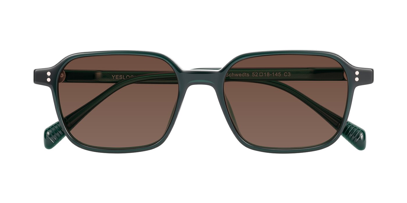 Schwedts - Emerald Tinted Sunglasses