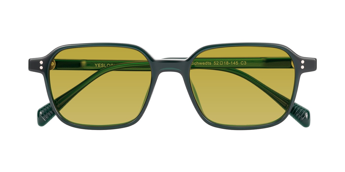 Schwedts - Emerald Tinted Sunglasses