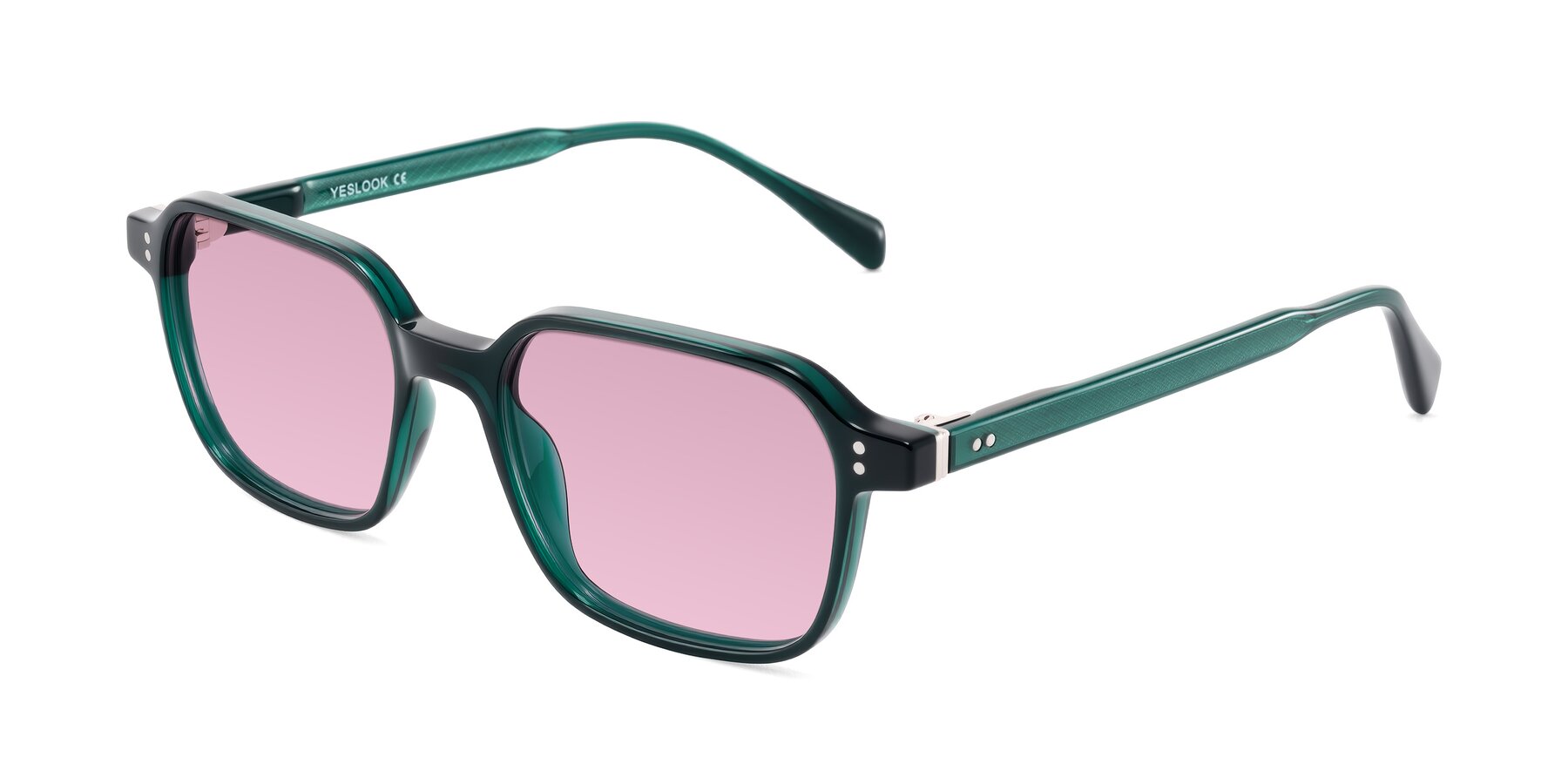 Angle of Schwedts in Emerald with Light Wine Tinted Lenses