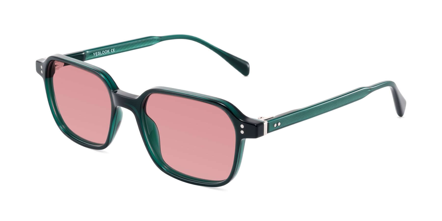 Angle of Schwedts in Emerald with Medium Garnet Tinted Lenses