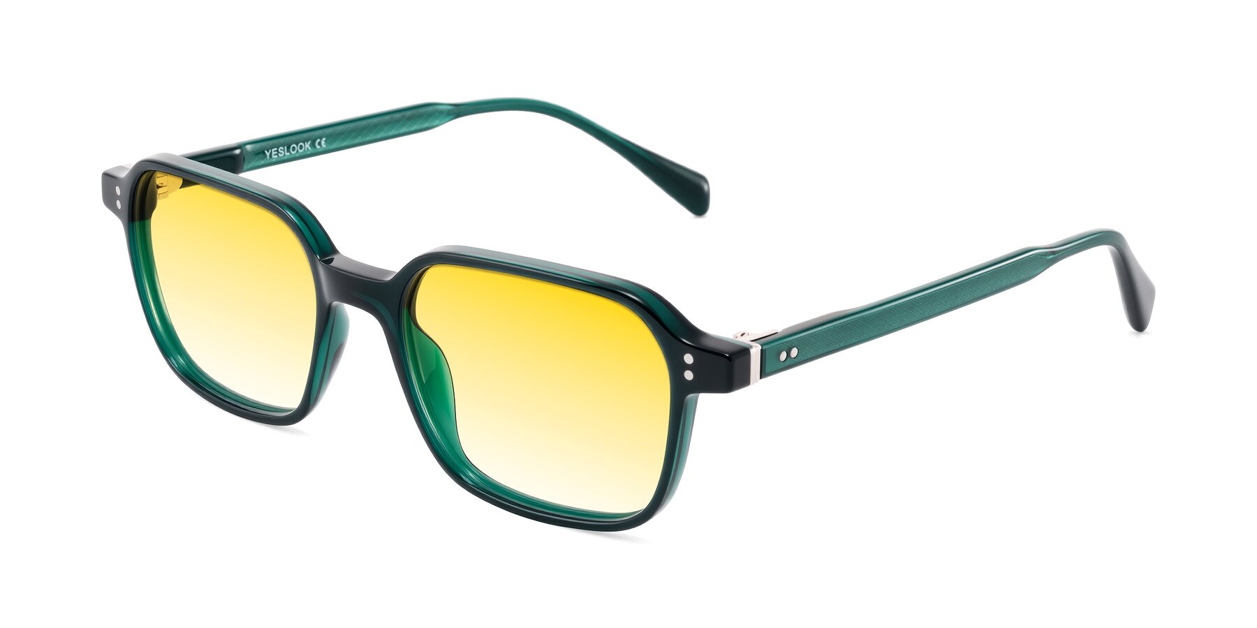 Angle of Schwedts in Emerald with Yellow Gradient Lenses