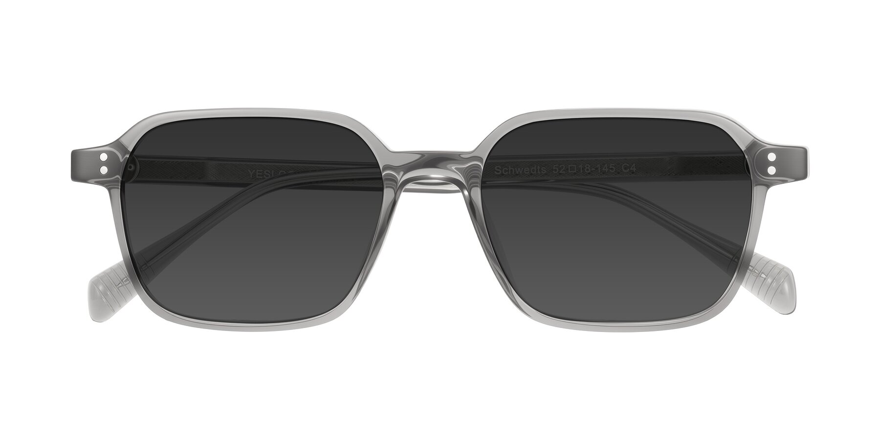 Folded Front of Schwedts in Gray with Gray Tinted Lenses