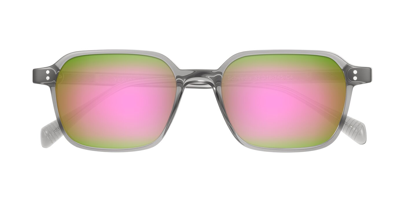 Schwedts - Gray Flash Mirrored Sunglasses