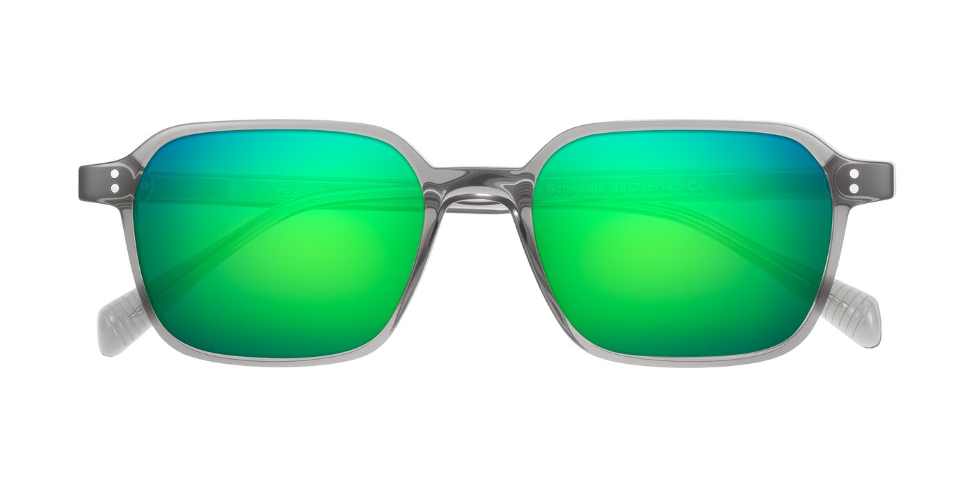 Schwedts - Gray Flash Mirrored Sunglasses